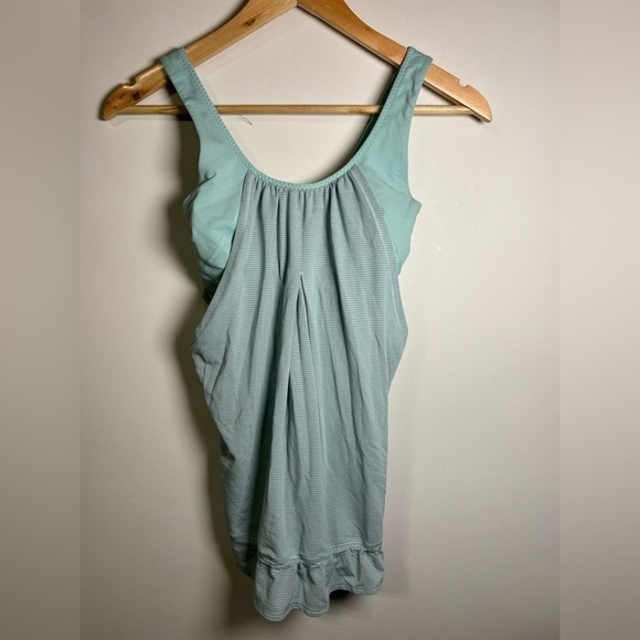 Lululemon-  Run Times Tank Heathered Toothpaste / Toothpaste - Picture 4 of 10